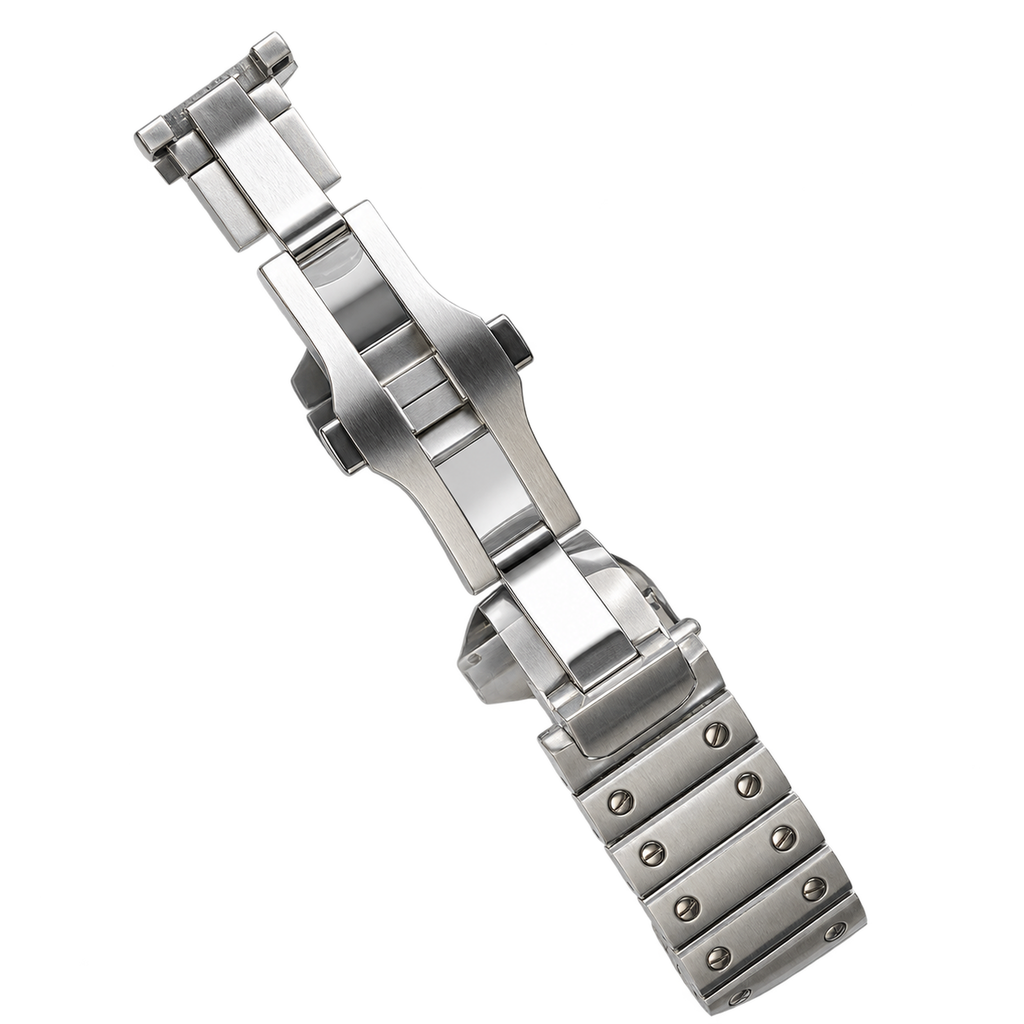 Cartier Santos de Cartier Large Stainless Steel Automatic Steel Bracelet Watch