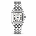Cartier Panthère de Cartier Medium Stainless Steel White Dial Roman Numeral Steel Bracelet Quartz Watch