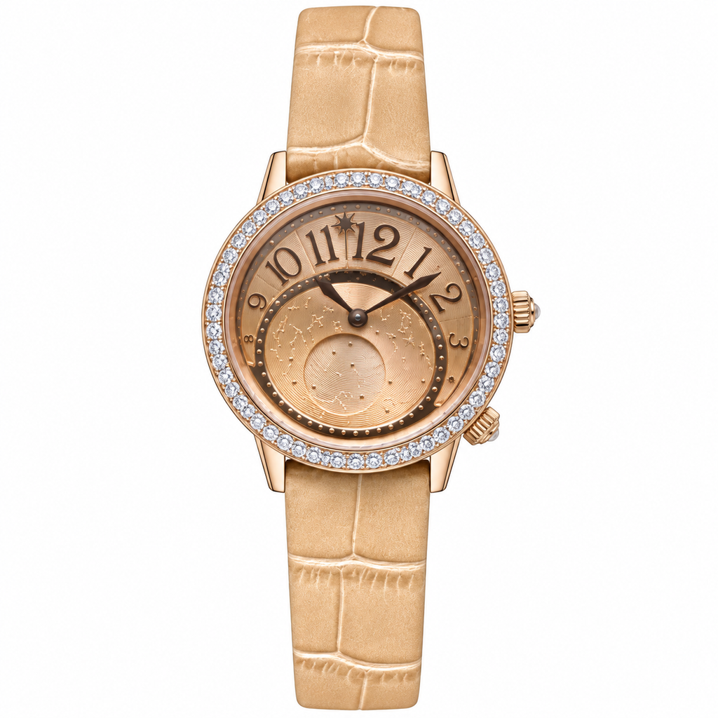 Patek Philippe Celestial Rose Gold Diamond Bezel Moon Phase 36mm