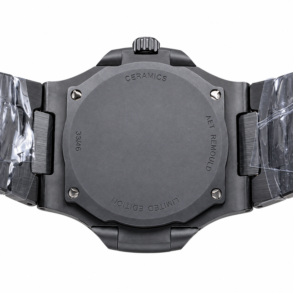 Patek Philippe Nautilus AET Remould Black Ceramic Yellow Dial AMG