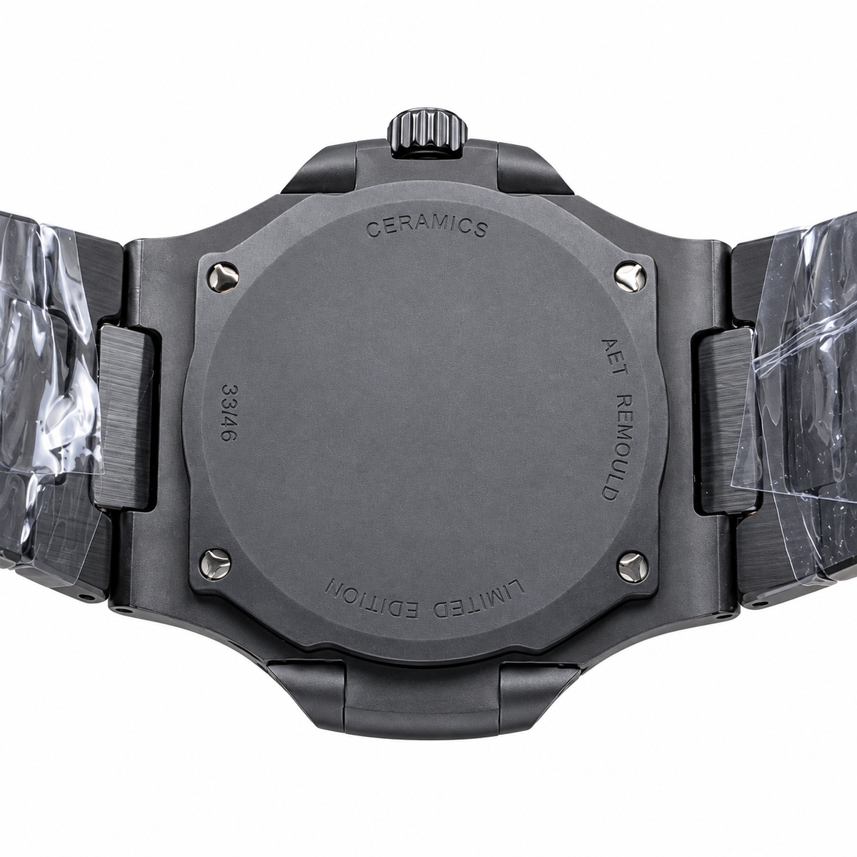 Patek Philippe Nautilus AET Remould Black Ceramic Yellow Dial AMG