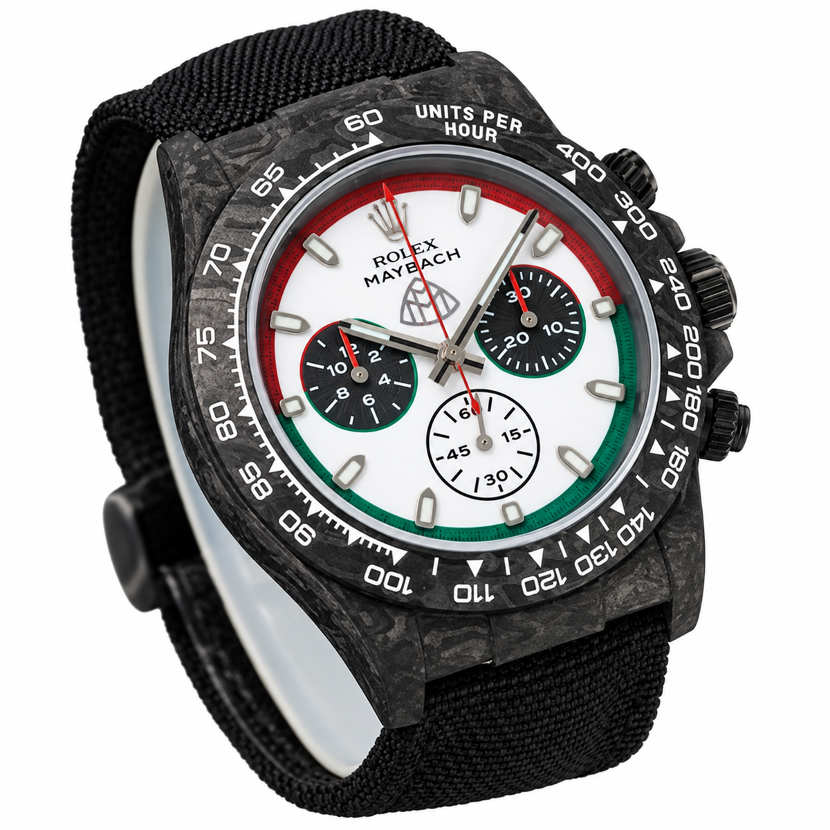 Rolex 40mm Luxury Watch — 40×12mm Slim Profile
