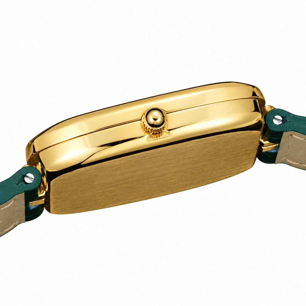 Patek Philippe Men's Watch – Rectangular Steel Automatic