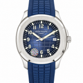 Patek Philippe Aquanaut Blue Dial Steel Mens 40.8mm