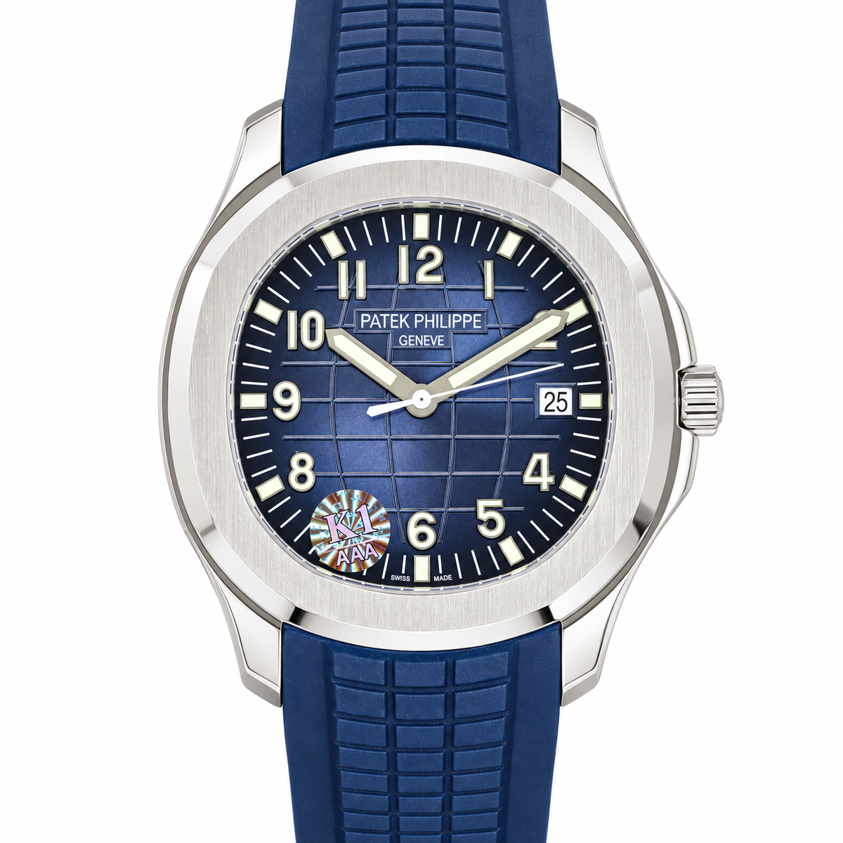 Patek Philippe Aquanaut Blue Dial Steel Mens 40.8mm