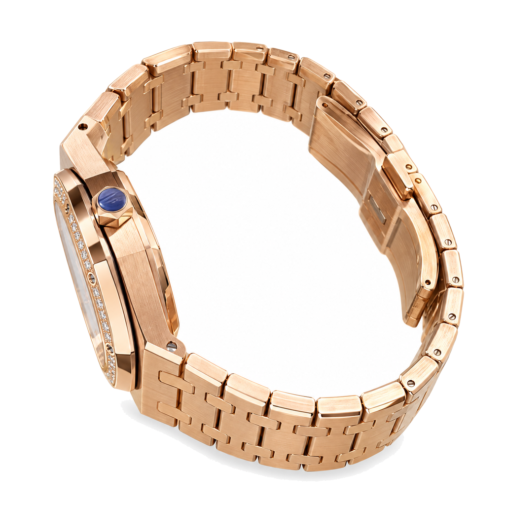 Audemars Piguet Royal Oak 37mm Rose Gold Diamond Watch