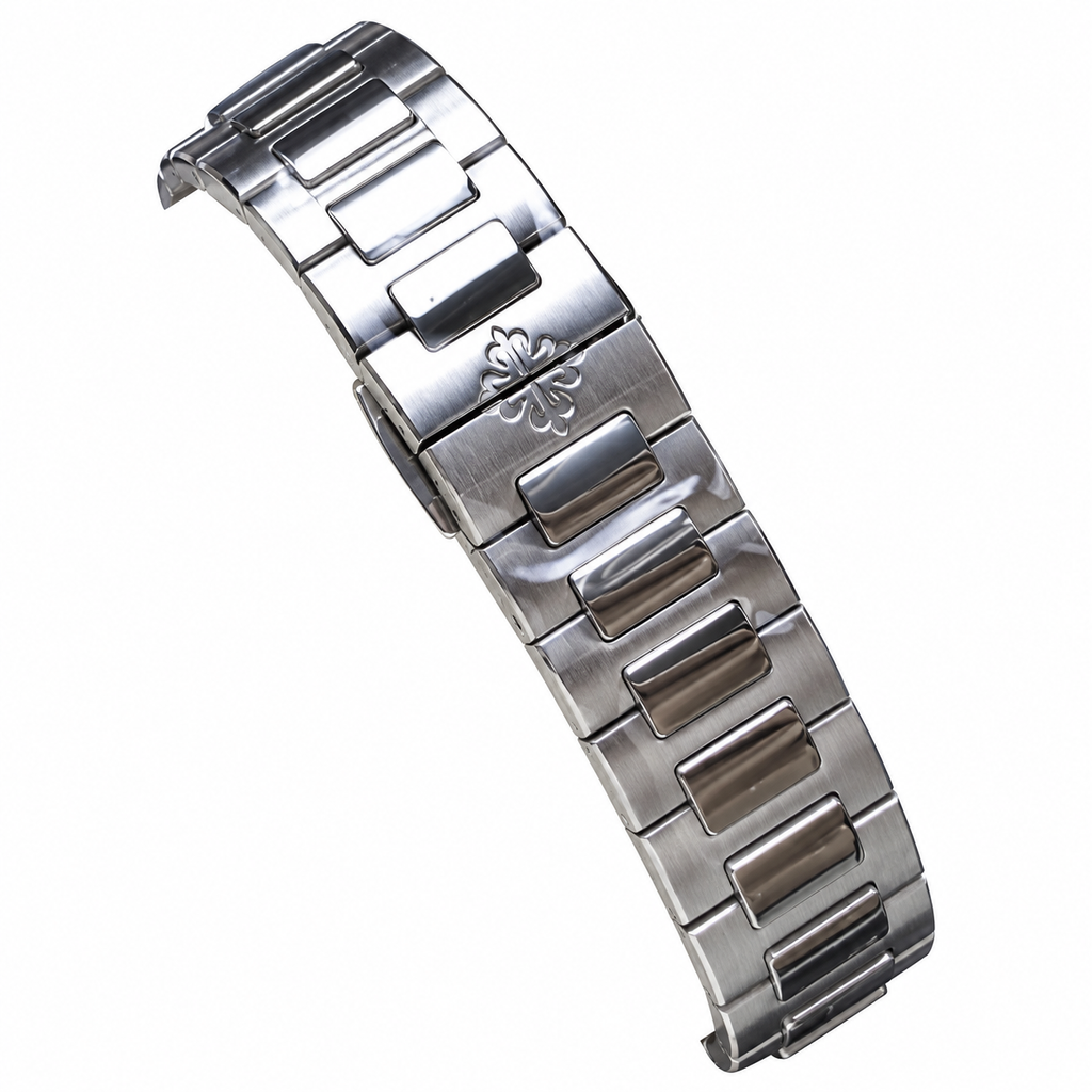 Patek Philippe Nautilus Ruby Baguette Steel White Dial