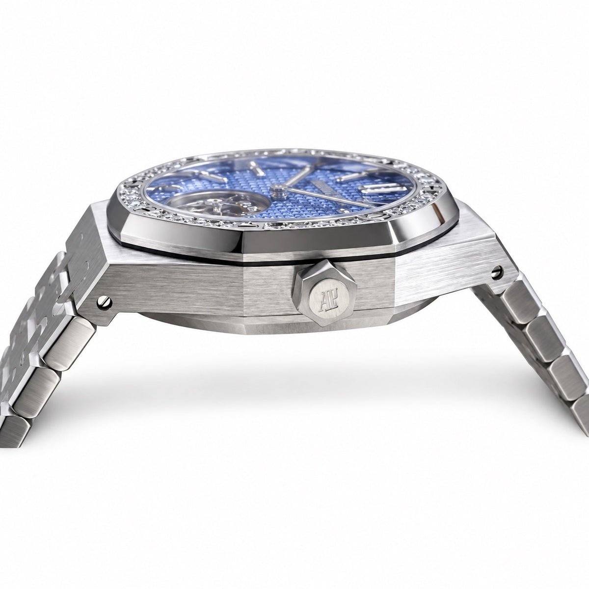 Audemars Piguet Royal Oak Tourbillon – Diamond Bezel Blue Dial