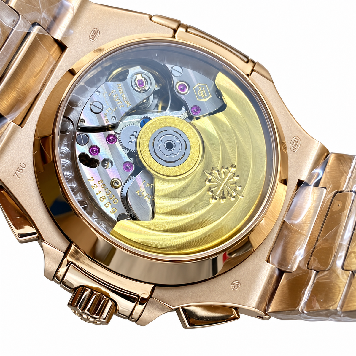 Patek Philippe Nautilus Chronograph Rose Gold Brown Dial