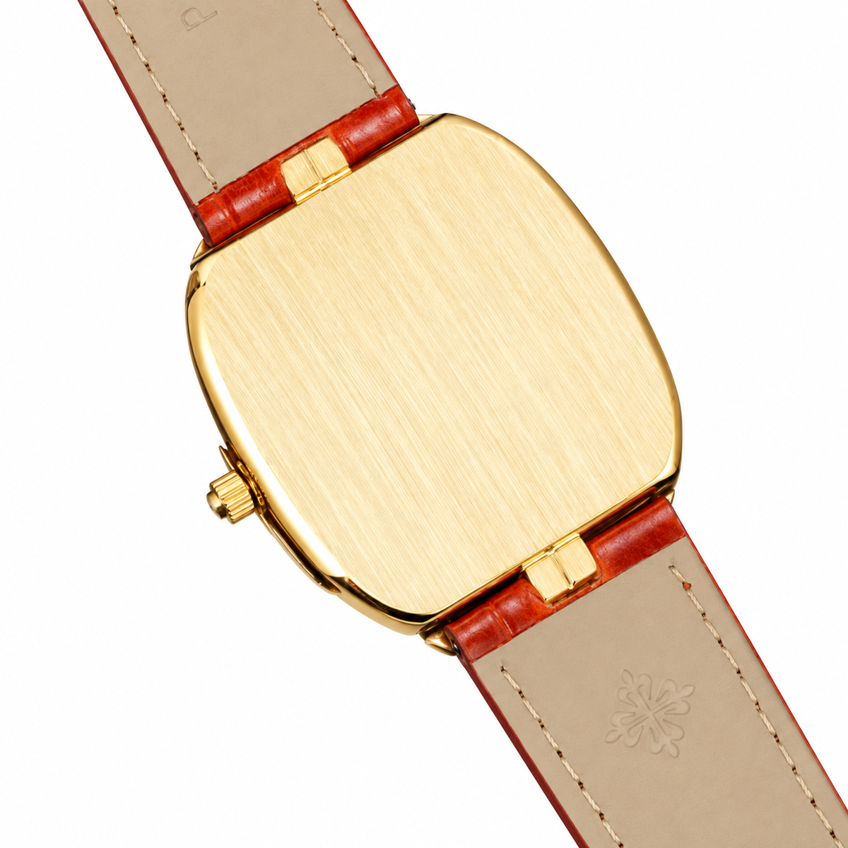 Patek Philippe Men's Watch – Rectangular Steel Automatic
