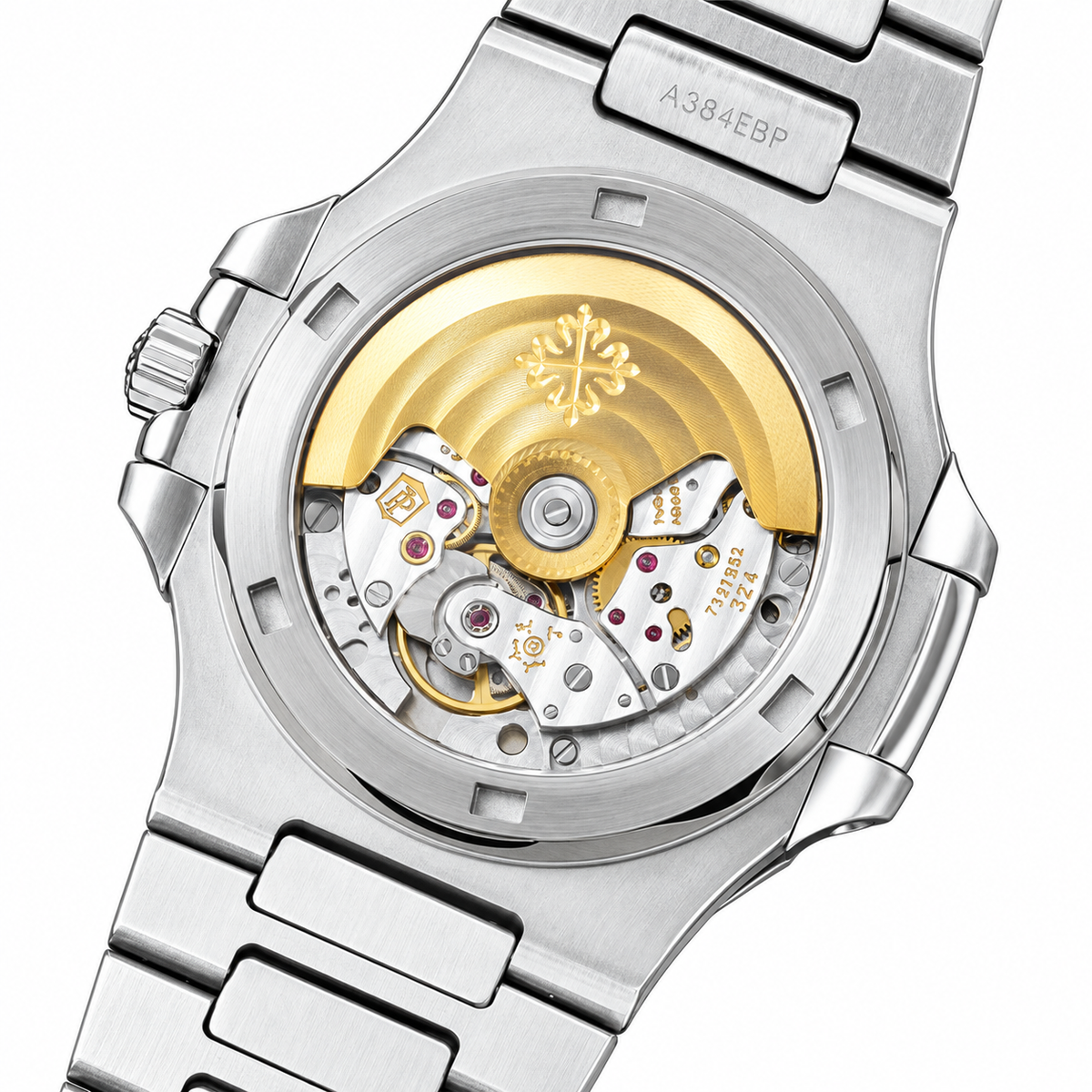 Patek Philippe Nautilus Amethyst Baguette Steel White Dial