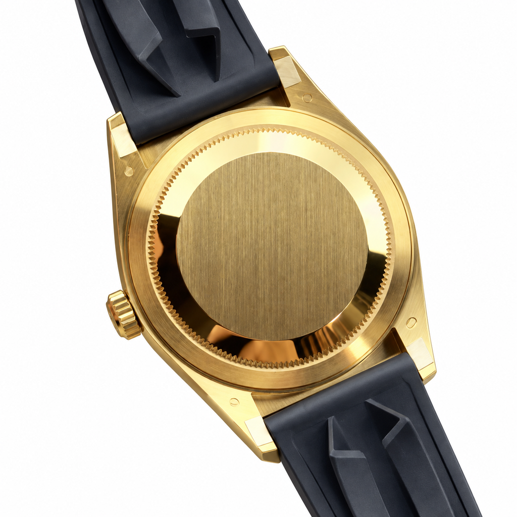 Rolex Sky-Dweller Yellow Gold Green Dial Oysterflex Watch