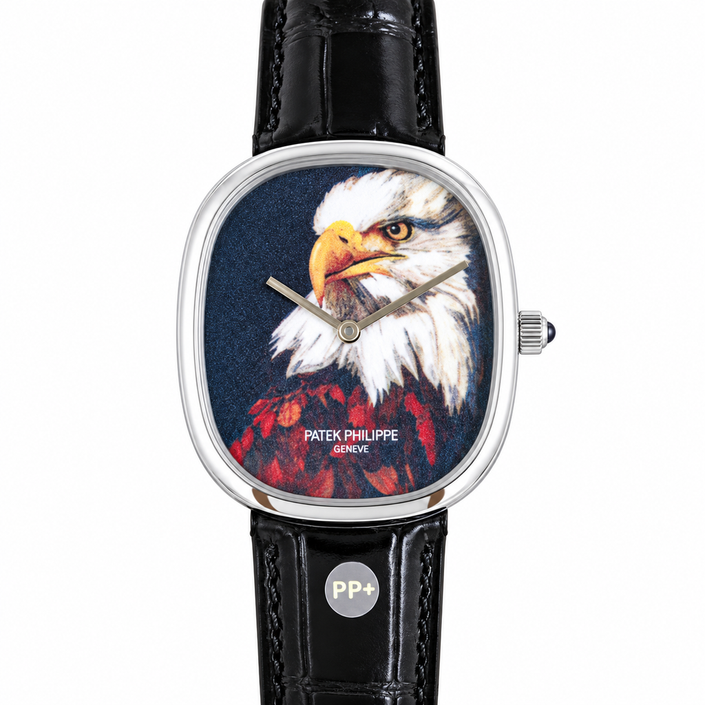 Patek Philippe Men's Watch – Rectangular Steel Automatic