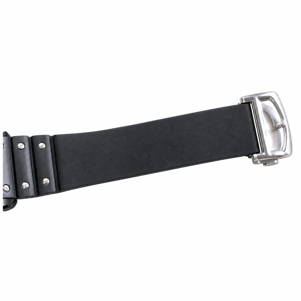 Cartier Santos de Cartier Large All-Black ADLC Coated Black Dial Rubber Strap Watch