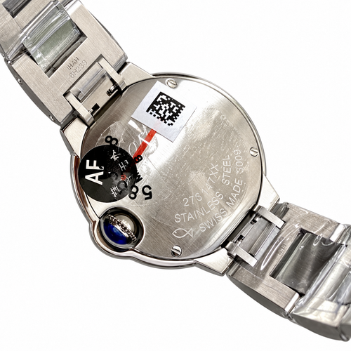 Cartier Ballon Bleu de Cartier Steel White Dial Steel Bracelet Ladies Watch