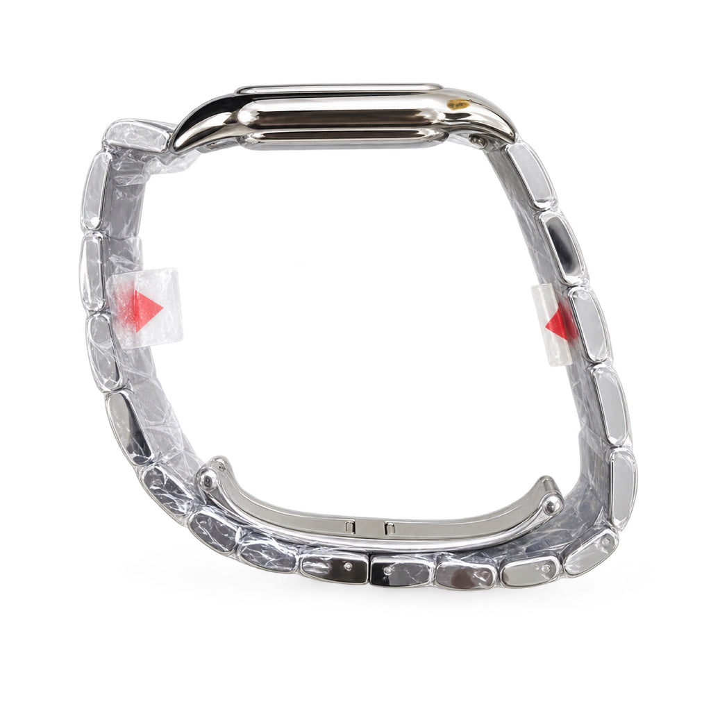 Cartier Panthère de Cartier Medium Stainless Steel White Dial Roman Numeral Steel Bracelet Quartz Watch