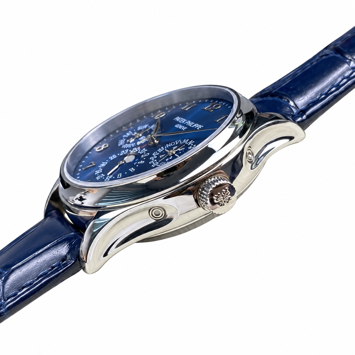 Patek Philippe Grand Complications 5374P Platinum Blue Perpetual Calendar