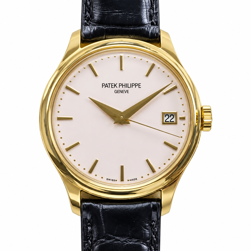 Patek Philippe Calatrava Yellow Gold White Dial 39mm