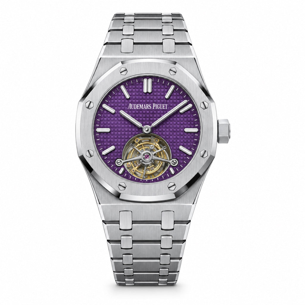 Audemars Piguet Royal Oak Tourbillon – Purple Dial 41mm Steel