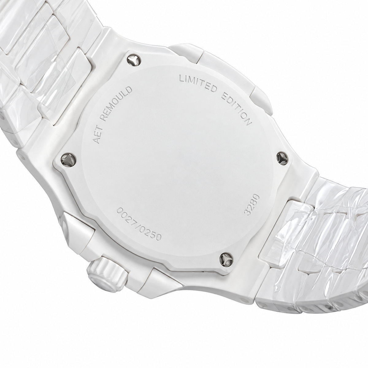 Patek Philippe Nautilus AET Remould White Ceramic Yellow Dial AMG Edition