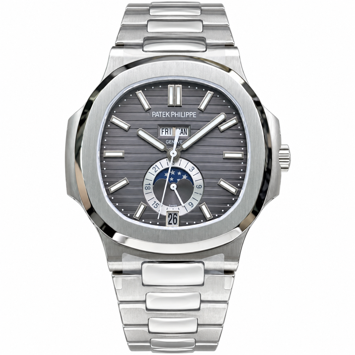 Patek Philippe Men's Watch 40.5mm – Stainless Steel Automatic