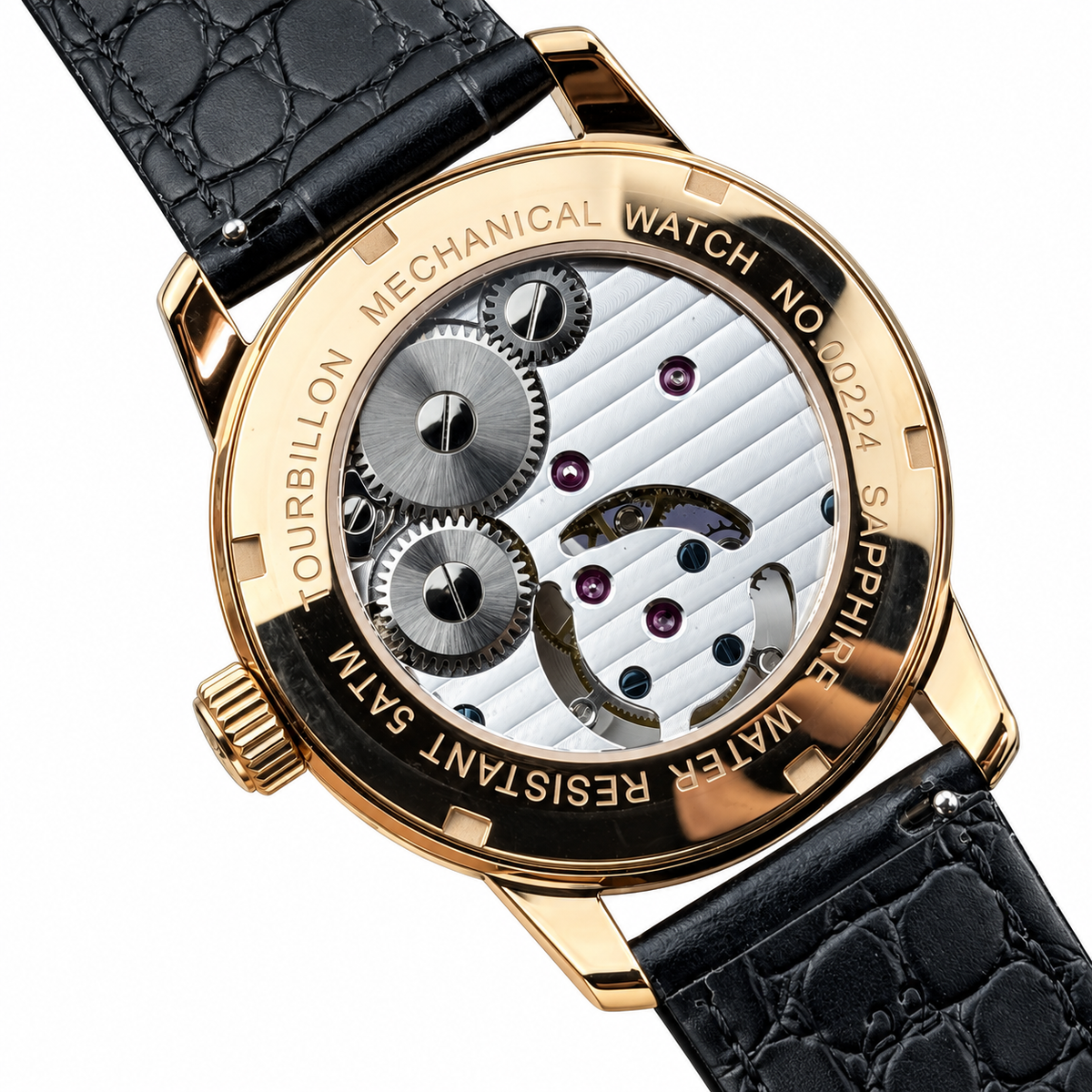 Patek Philippe Calatrava Tourbillon Diamond Bezel Aventurine Rose Gold