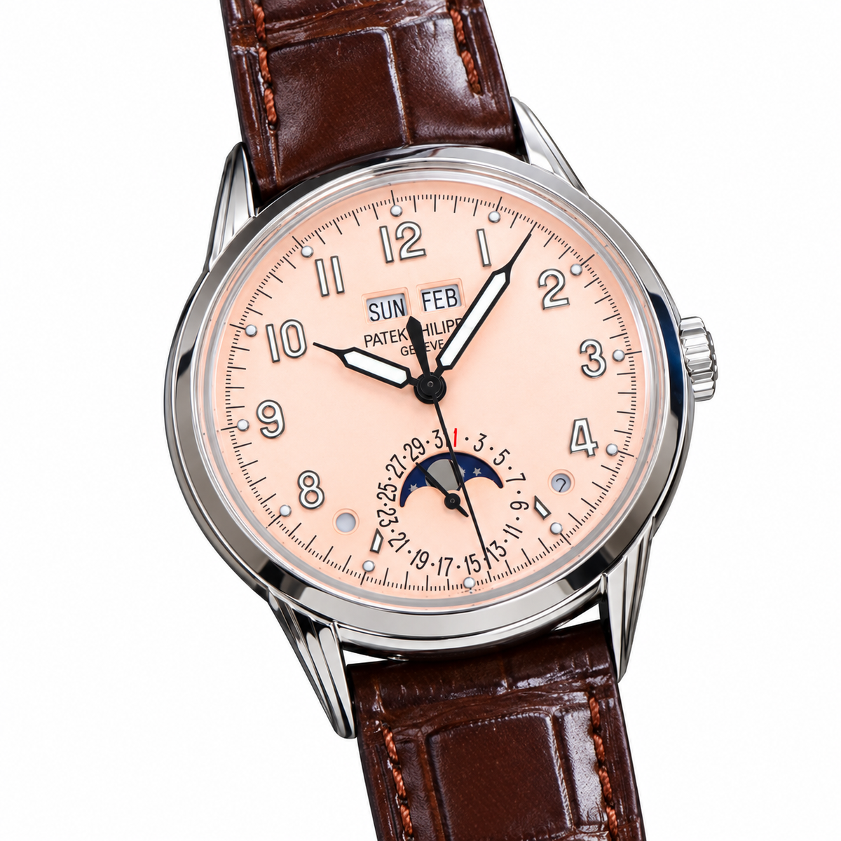 Patek Philippe Grand Complications 5320G White Gold Salmon Perpetual Calendar