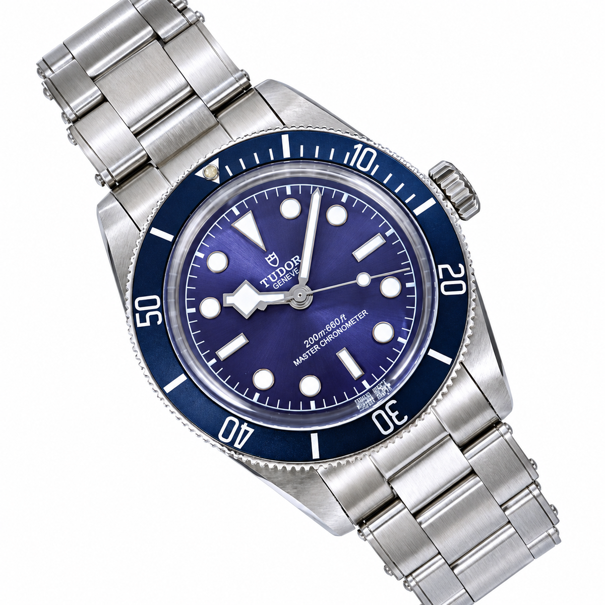Tudor Black Bay Steel Blue Bezel Blue Dial Steel Bracelet Watch 41mm
