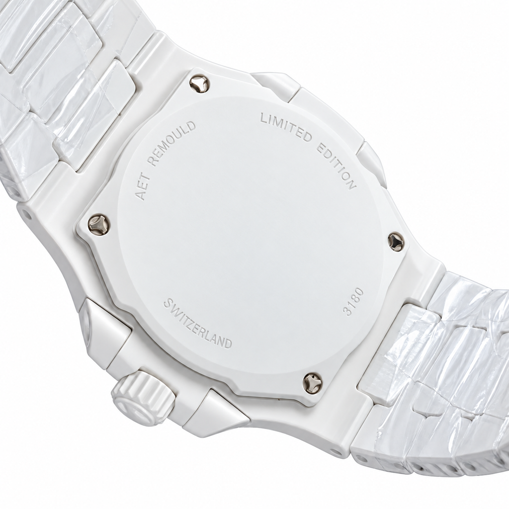 Patek Philippe Nautilus AET Remould White Ceramic Tiffany Blue AMG