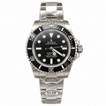 Rolex Submariner No-Date Oystersteel Black Ceramic Bezel Black Dial Oyster Bracelet Watch