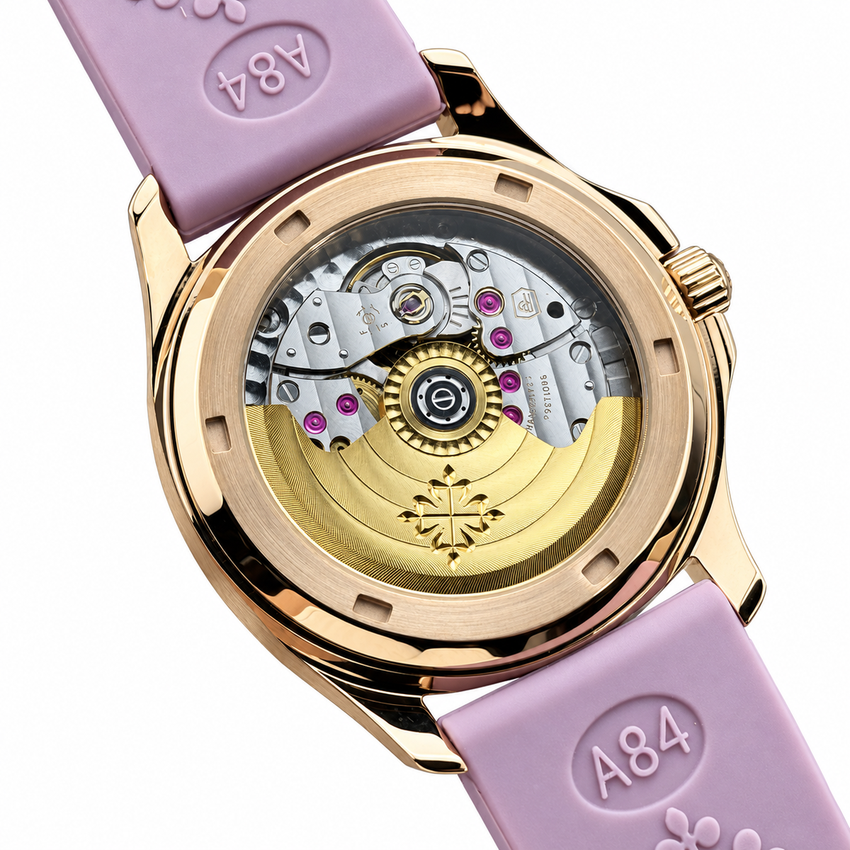 Patek Philippe Aquanaut Luce Diamond Rose Gold MOP Dial Pink Strap