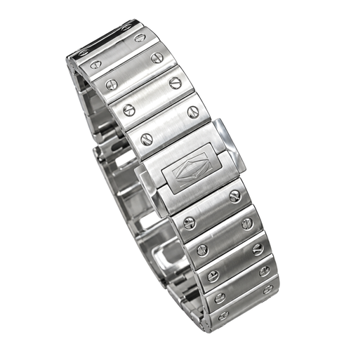 Cartier Santos de Cartier Large Skeleton Stainless Steel Automatic Steel Bracelet Watch