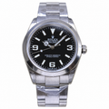 Rolex Explorer Oystersteel Black Dial Oyster Bracelet Watch 36mm