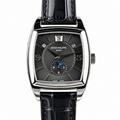 Patek Philippe Gondolo Calendario White Gold TV-Shaped Slate Grey Clous de Paris Dial Annual Calendar Moon Phase Small Seconds Black Strap 34mm