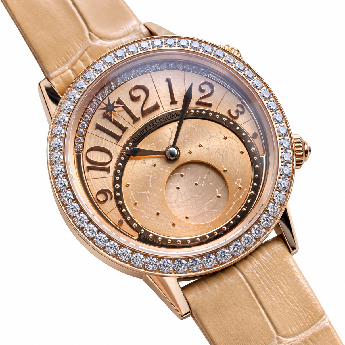 Patek Philippe Celestial Rose Gold Diamond Bezel Moon Phase 36mm