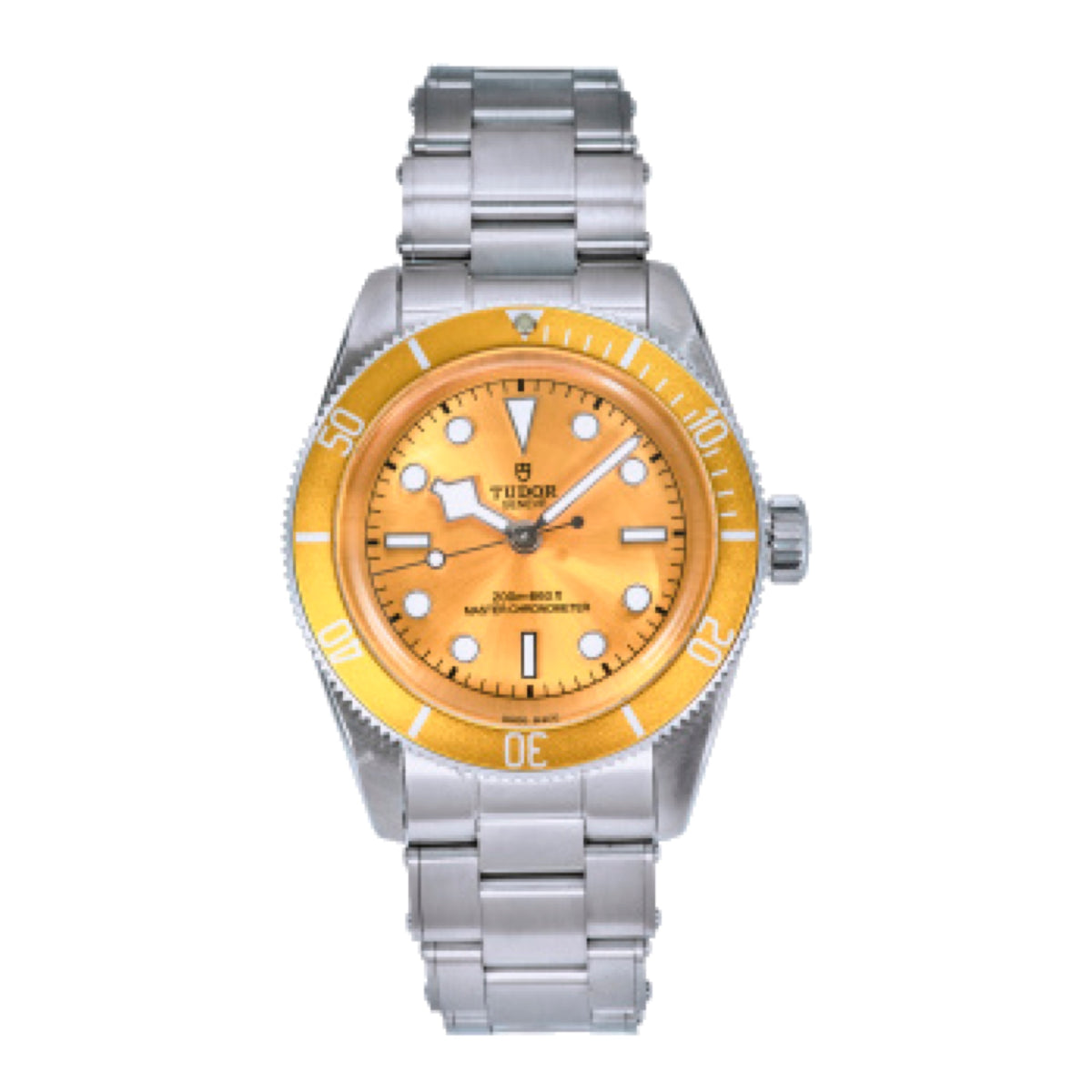 Tudor Black Bay Steel Yellow Bezel Yellow Dial Steel Bracelet Watch 41mm