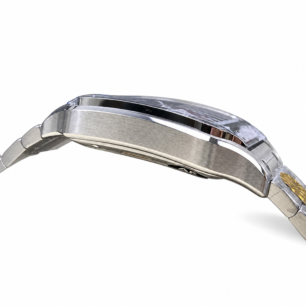 Cartier Santos de Cartier Large Stainless Steel Blue Dial Steel Bracelet Automatic Watch