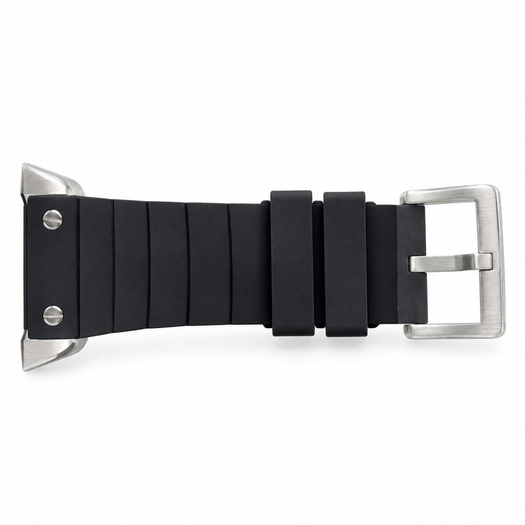 Cartier Santos 100 XL Steel Black Rubber Bezel White Dial Automatic Rubber Watch – KDY