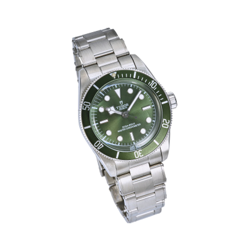 Tudor Black Bay Steel Green Bezel Green Dial Steel Bracelet Watch 41mm