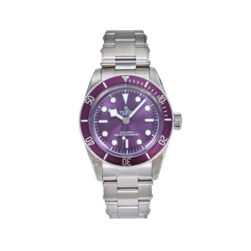 Tudor Black Bay Steel Purple Bezel Purple Dial Steel Bracelet Watch 41mm