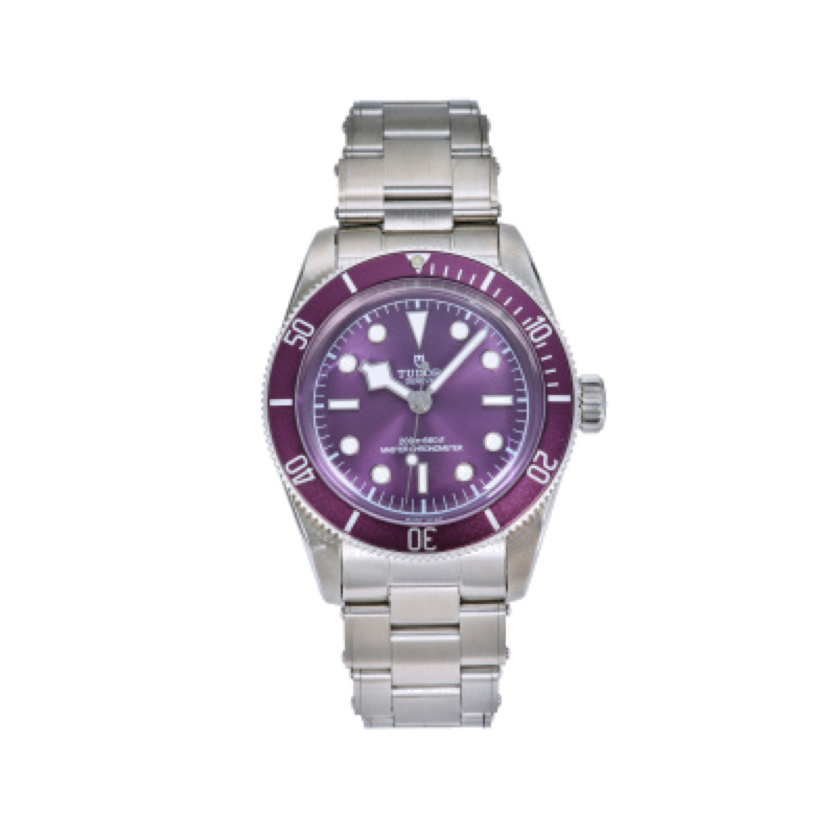 Tudor Black Bay Steel Purple Bezel Purple Dial Steel Bracelet Watch 41mm