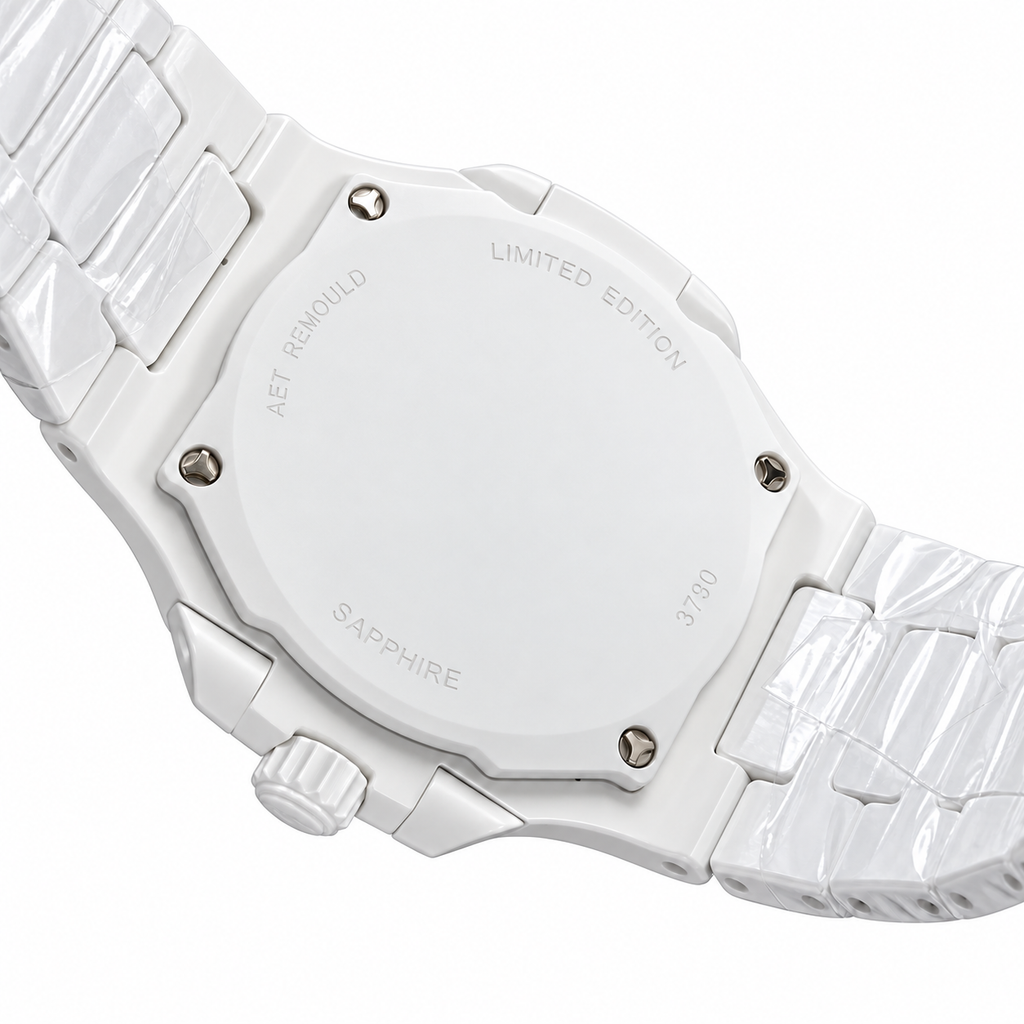 Patek Philippe Nautilus White Ceramic Pink Purple