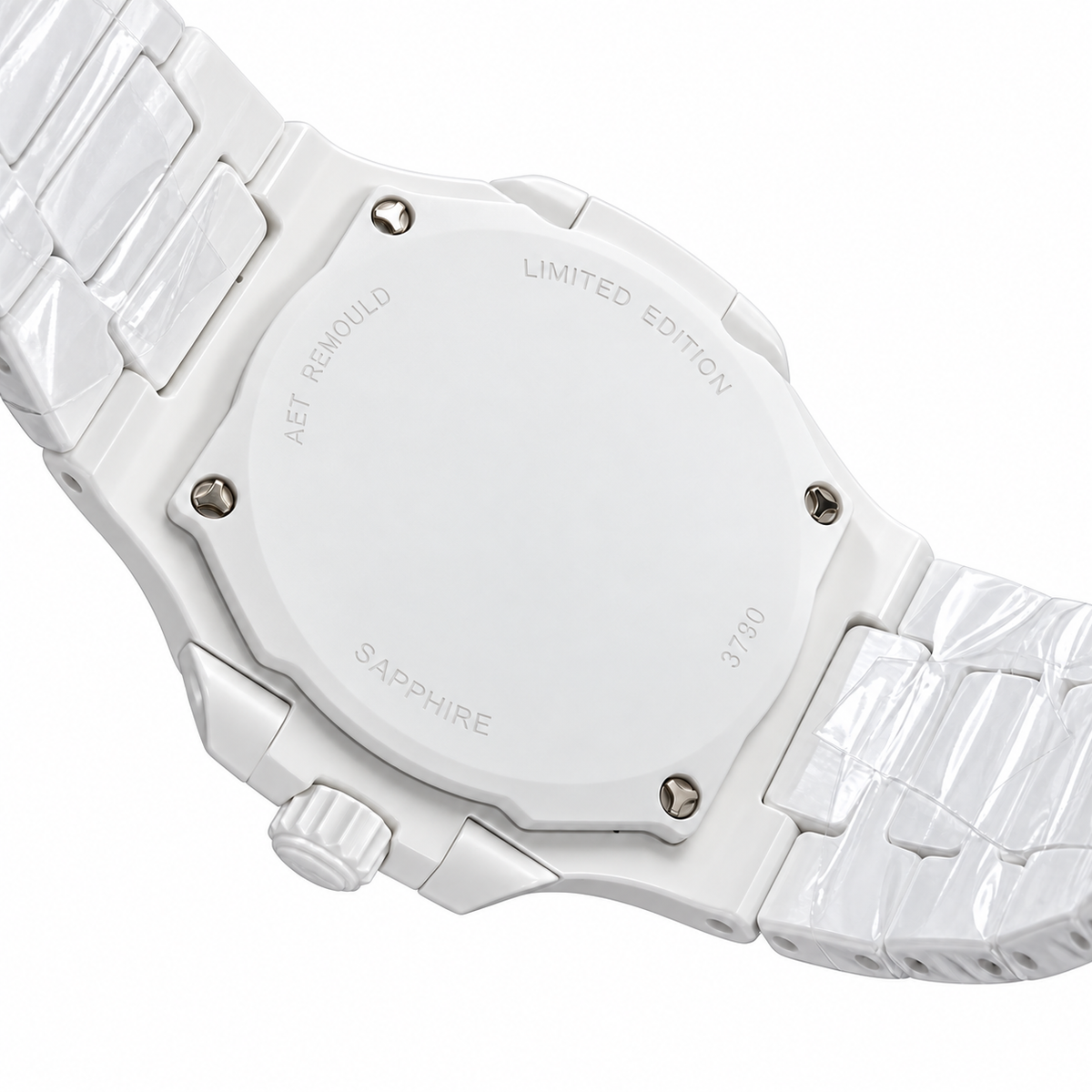 Patek Philippe Nautilus White Ceramic Pink Purple