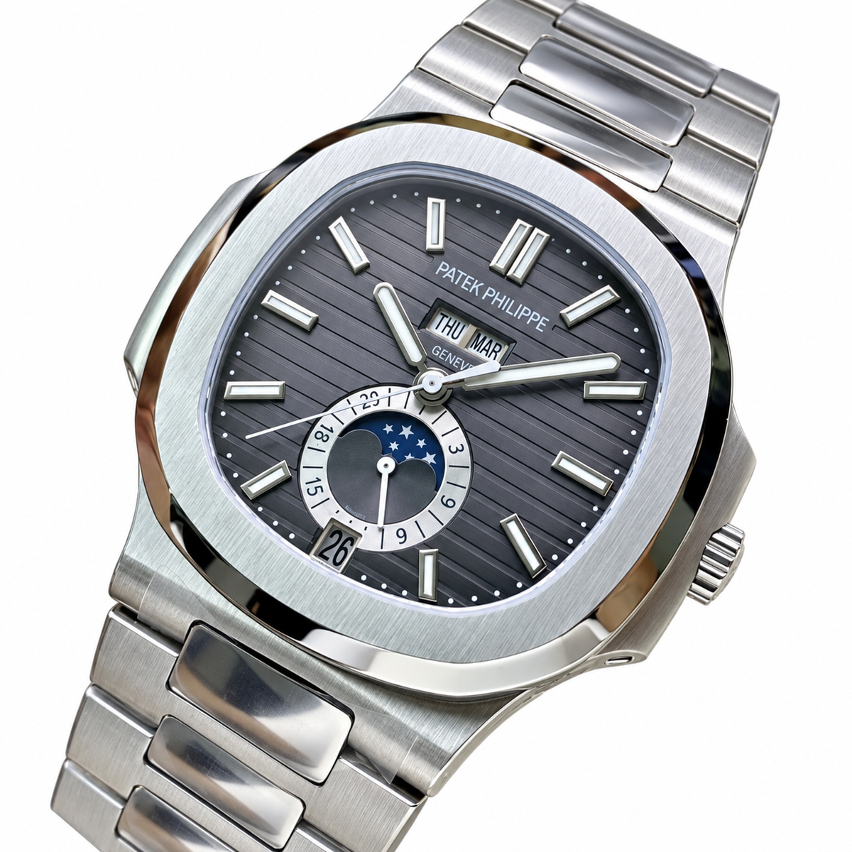 Patek Philippe Men's Watch 40.5mm – Stainless Steel Automatic