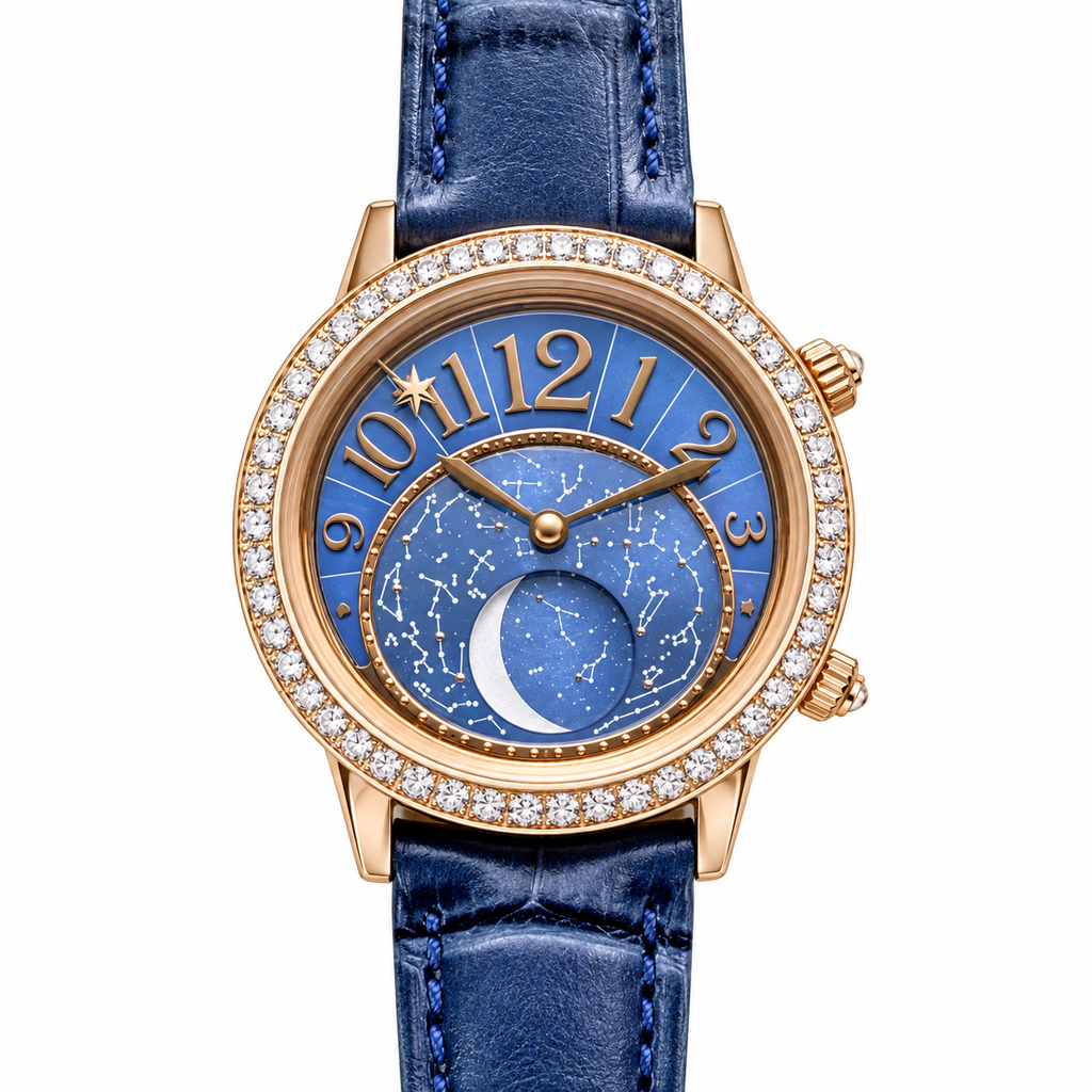 Patek Philippe Celestial Moon Phase Diamond Rose Gold