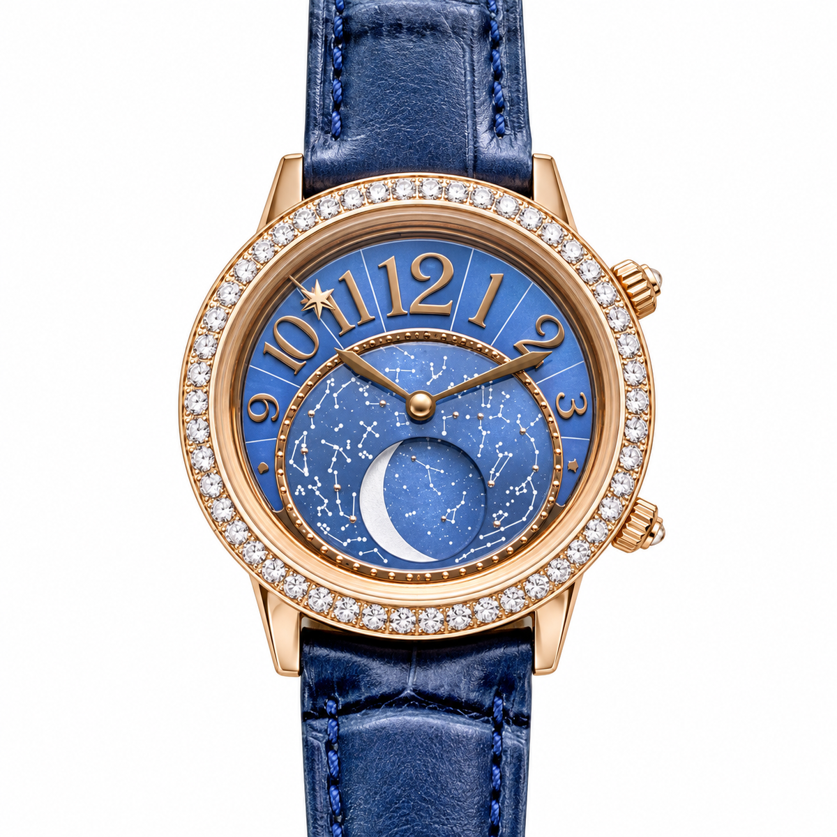 Patek Philippe Celestial Moon Phase Diamond Rose Gold