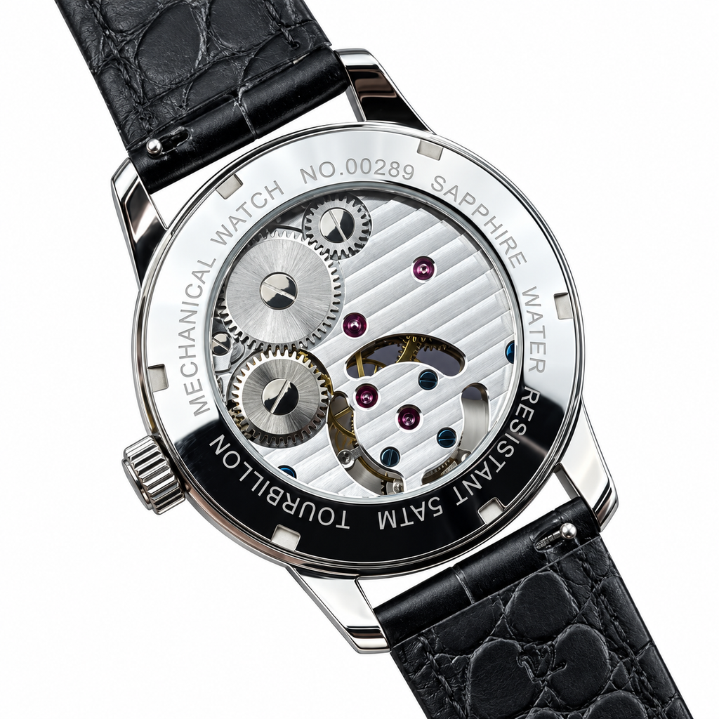 Patek Philippe Calatrava Tourbillon Rainbow Sapphire White Gold 42mm