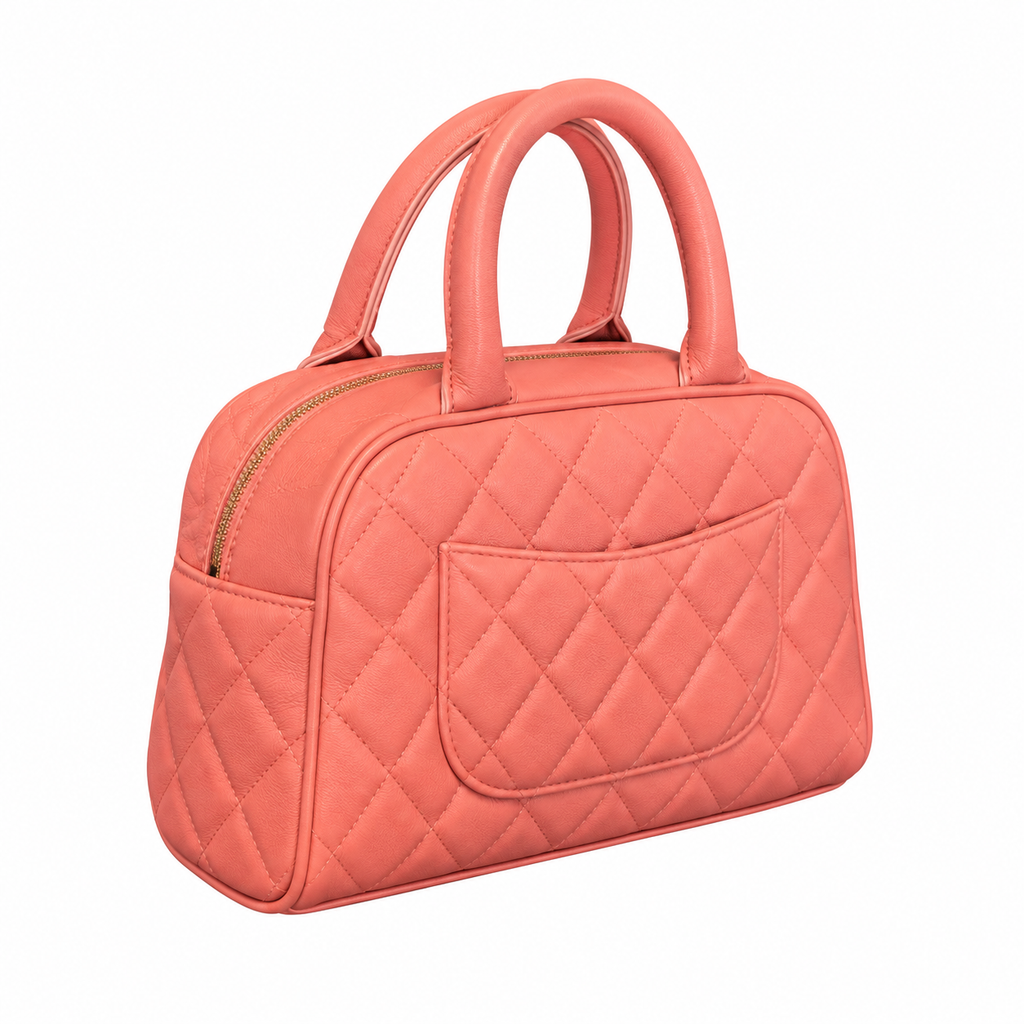 Chanel Top Handle Quilted Handbag 29cm
