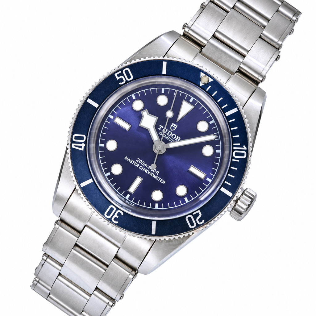 Tudor Black Bay Steel Blue Bezel Blue Dial Steel Bracelet Watch 41mm