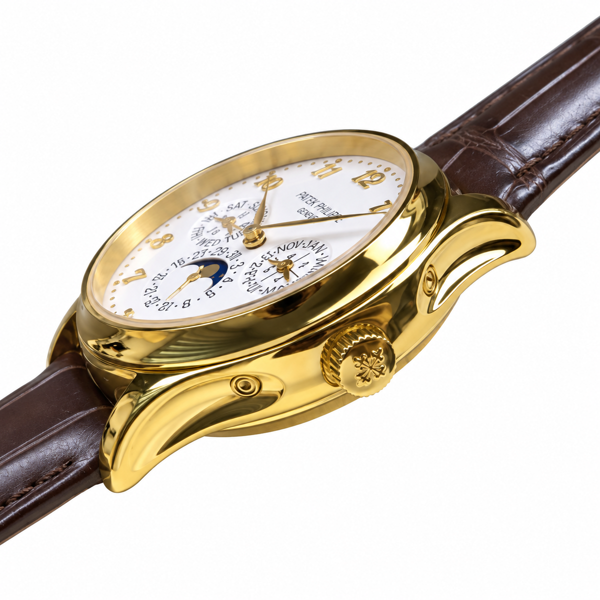 Patek Philippe Grand Complications 3940J Yellow Gold Perpetual Calendar Ivory Dial